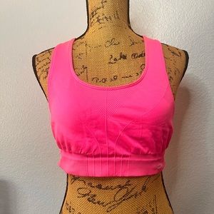 Hot Barbie pink champion women’s sports bra size large